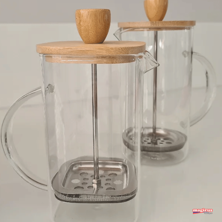 CAFETEIRA PRENSA FRANCESA TAMPA BAMBU