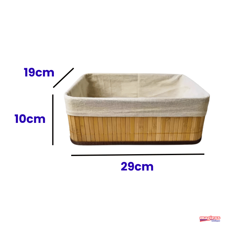 CESTO DE BAMBU ORGANIZADOR
