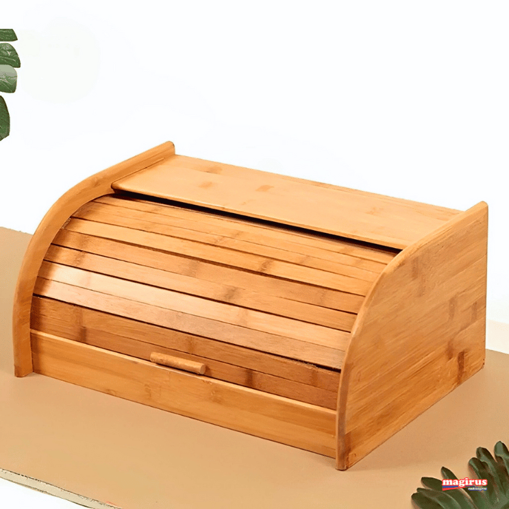 PORTA PÃES COM TAMPA RETRÁTIL ECOKITCHEN