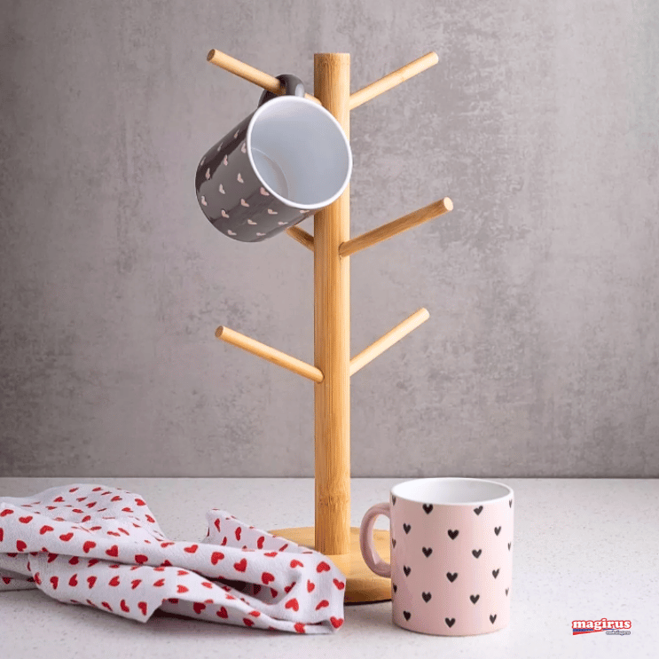 SUPORTE PARA XÍCARA BAMBU ECOKITCHEN