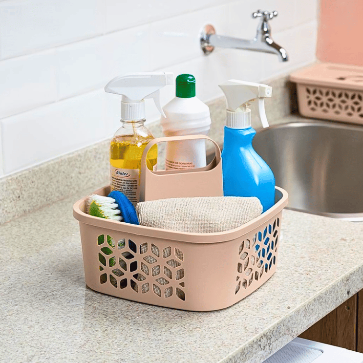 CESTO ORGANIZADOR DE PRODUTO DE LIMPEZA