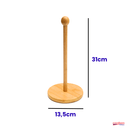 PORTA PAPEL TOALHA DE BAMBU