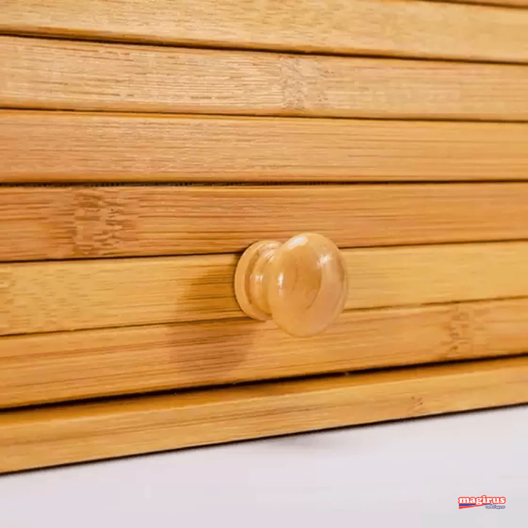 PORTA PÃES COM TAMPA RETRÁTIL ECOKITCHEN