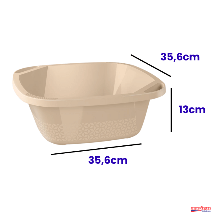 BACIA DE PLÁSTICO 8,5L